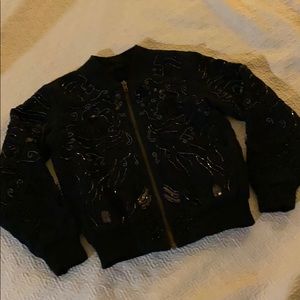 Next direct navy sequin coat 7